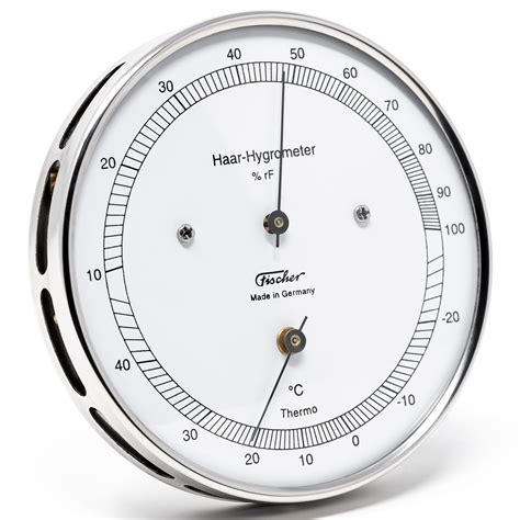 111t Haar Hygrometer Mit Thermometer Shop Fischer Barometer