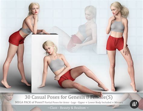 Iv Casual Poses Vol 2 For Genesis 8 Females Daz 3d