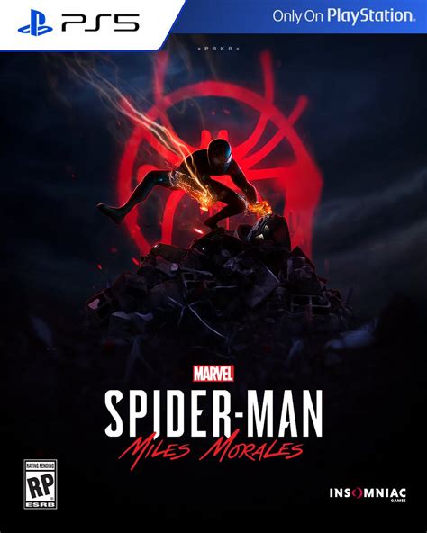 Spider Man Miles Morales Ps5 Box Art Ps5 Console Look