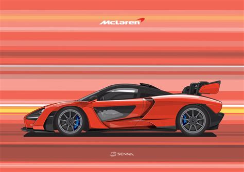 Mclaren Senna Tutorial Create Vector With Adobe Illustrator Mclaren Car Artwork Sports Car