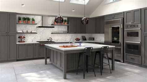 Forevermark Midtown Grey Waverly Cabinets