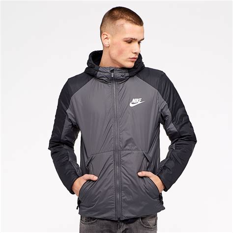 Mens Clothing Nike Sportswear Fill Jacket Hd Fleece Ln Dark Grey