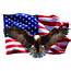 Soaring Bald Eagle American Flag Decal  Nostalgia Decals Patriotic