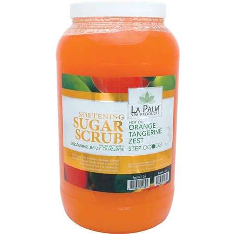 La Palm Sugar Scrub Orange Tangerine Zest