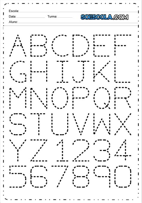 Letras Do Alfabeto Pontilhado Para Imprimir Modelos De Alfabeto