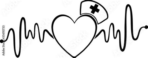 Heartbeat Svg Nurse Svg Doctor Svg Healthcare Svg Stethoscope Svg