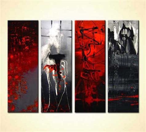 38 red black paintings ranked in order of popularity and relevancy. Painting for sale - black and red abstract art #2385