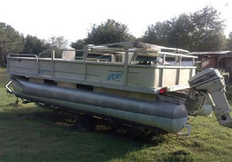 2000 1995 18 Ft Pontoon Boat For Sale In Tampa Florida Classified