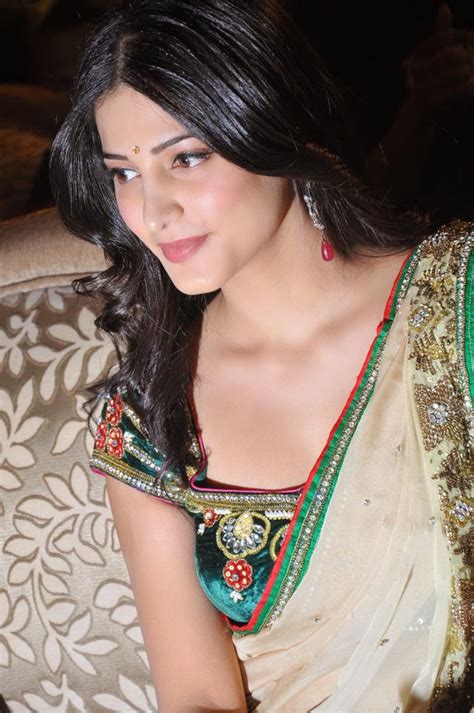 Shruti Hassan Sizzling In Saree Cute Marathi Actresses Bollywood