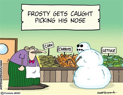 Frosty Gets Caught Funny Cartoons Christmas Humor Funny Pictures