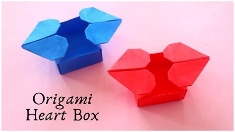 Amazing Origami Heart Box Tutorial Step By Step Tutorial Youtube