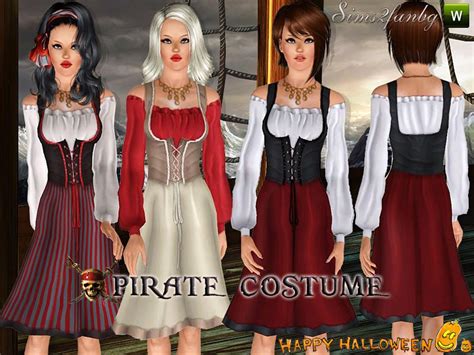 275 Pirate Costume Found In Tsr Category Sims 3 Female Clothing