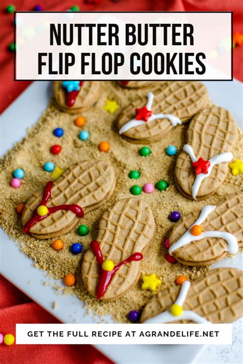 Decorating cookies is something that almost everyone from toddlers to senior citizens can do and it is a great. Nutter Butter Flip Flop Cookies: A Summertime Treat - A Grande Life