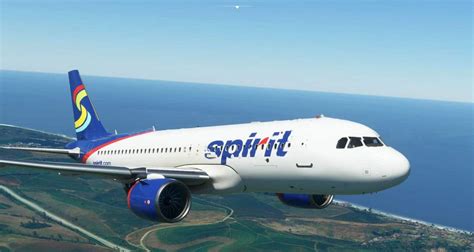 Spirit Airlines Old Livery V10 Msfs2020 Liveries Mod