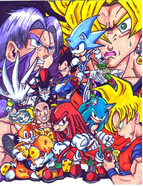 Sonic And Dbz Group By Trunks24 On Deviantart