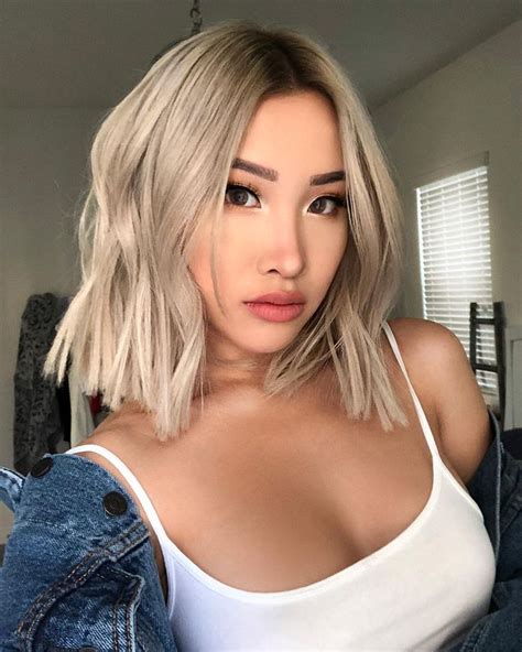 Short haircuts fit perfect asian girls since they have dense and flat hair. Walking around like blonde's my natural hair color ‍♀️‍♀️ ...