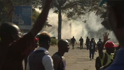 Appeal For Calm As Protests Rage Over Results Of Zimbabwe Elections World News Sky News