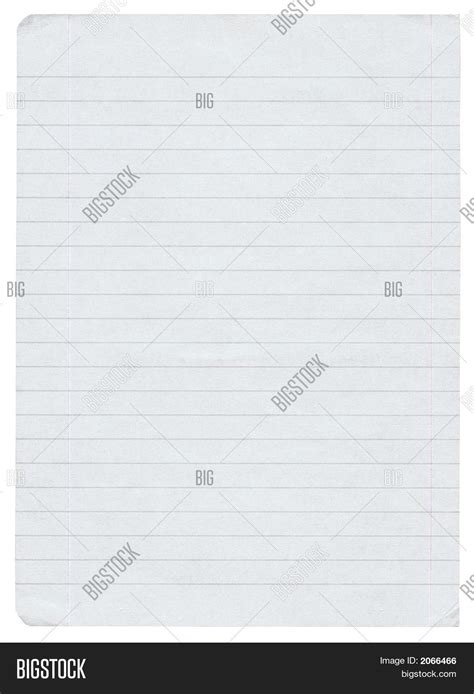 Lined Paper Image And Photo Free Trial Bigstock