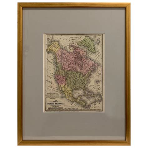 Geographically Correct Map Of The United States Vintage Map Circa