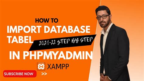 How To Import Database In Phpmyadmin Youtube