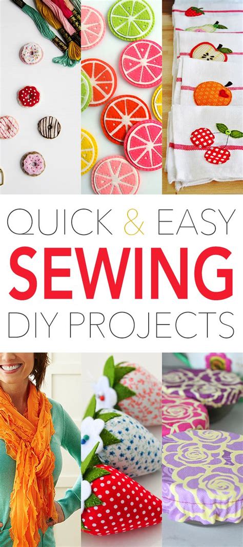 Quick And Easy Sewing Diy Projects Diy Sewing Projects
