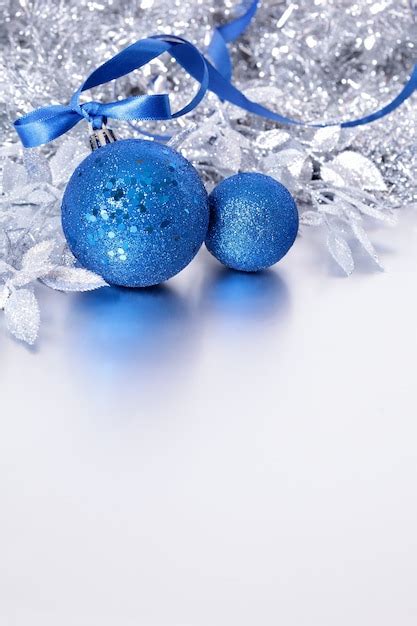 Christmas Wallpaper Blue And Silver