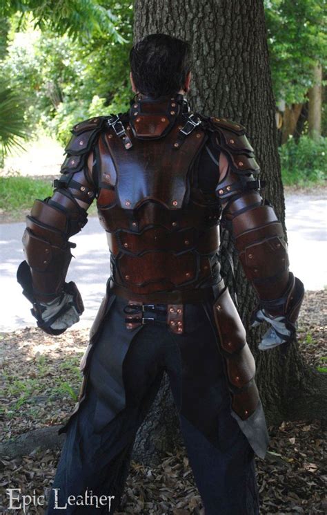 Sca Heavy Combat Leather Armor Kit Back By Epic Leather On Deviantart