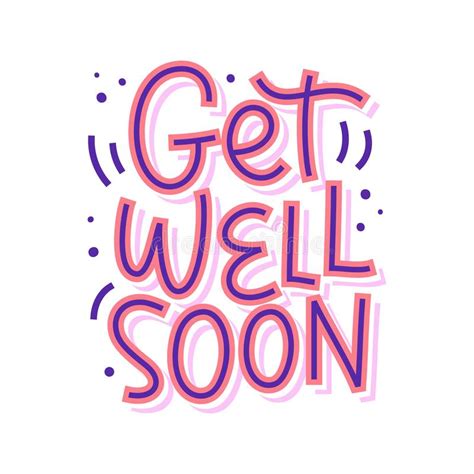 Get Well Soon Message stock vector. Illustration of message - 22981805