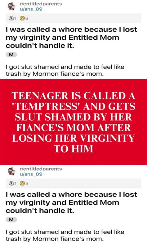 teenager is called a temptress and gets slut shamed by her fiance s mom after losing her