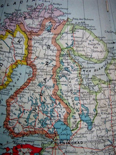 Finland 1925 Notice The Finnish Karelia Now Mostly Russi By Cod