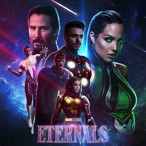 The eternals were powerful and beautiful beings. The Eternals fan poster by Apexform : marvelstudios