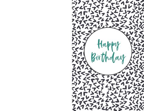 5 Best Free Printable Folding Birthday Cards Printable Jd