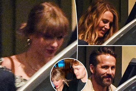 Taylor Swift Seen With Ryan Reynolds Blake Lively Post Breakup