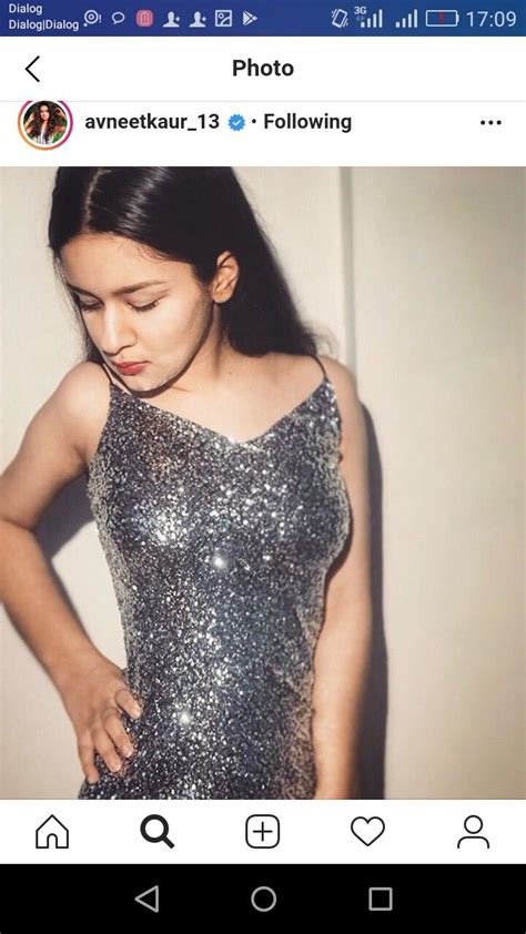 Follow Me Aarushi Kushwaha For The Best Collection Of Avneet Kaur Pics Glitter Dress Dresses