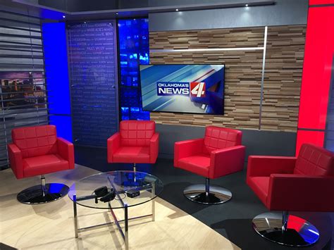 Kfor News 4 Oklahoma Studio And Facility Gallery