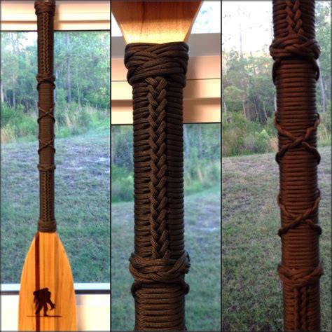 Why buy paracord accessories when they are so easy to make, and worth your time, too. Paddle I wrapped for my GySgt | 550 cord projects ...
