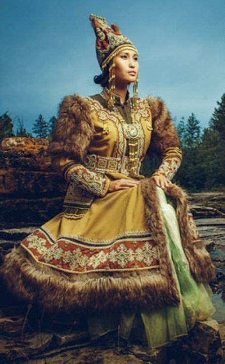 Siberian National Costumes Yakutia Russia Google Search Traditional