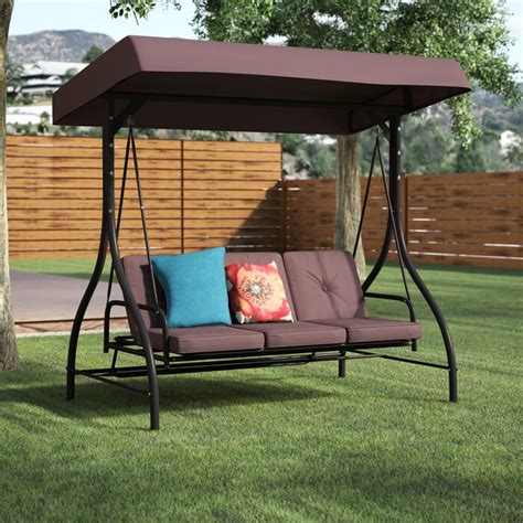 The best choice products hanging chaise lounger chair is known. 20 Photo of Canopy Patio Porch Swing With Stand