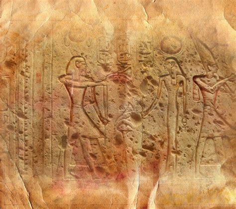 Ancient Egyptian Hieroglyphics Stock Photo Image Of Papyrus Pharaoh