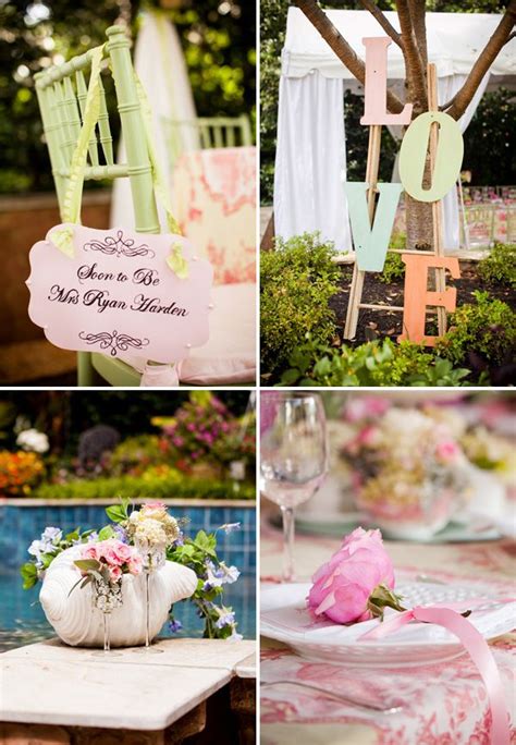 Love Ly Tea Party Bridal Shower Vintage Lace Pastels Hostess