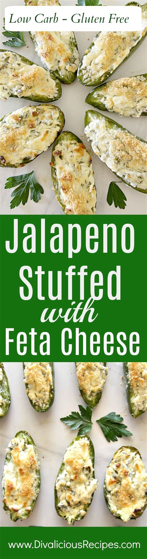 Jalapeno Stuffed With Feta Cheese Divalicious Recipes