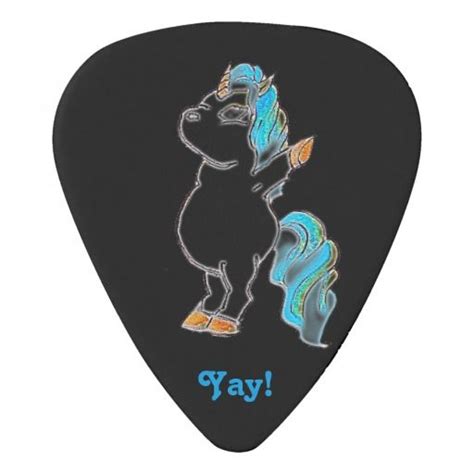 Yay Unicorn Glow Guitar Picks Guitar Accessories Unicorn