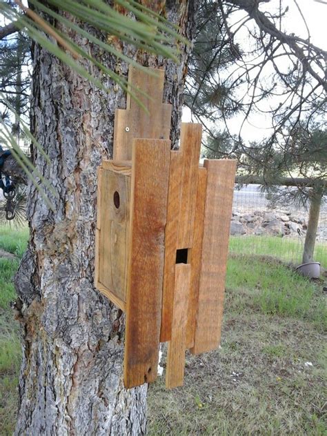 100 Year Old Barn Wood Reclaimed And Fashioned Into Modernistic Bird