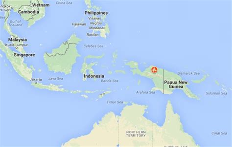 Earthquake With 80 Magnitude Strikes Off Papua New Guinea Ibtimes Uk