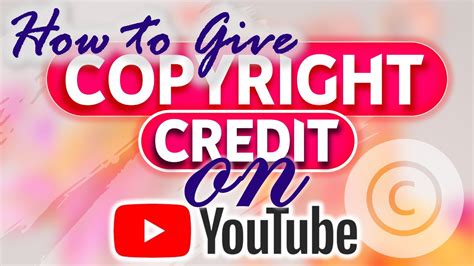 How To Give Copyright Credit To Music On Youtube Videos 2024 Youtube