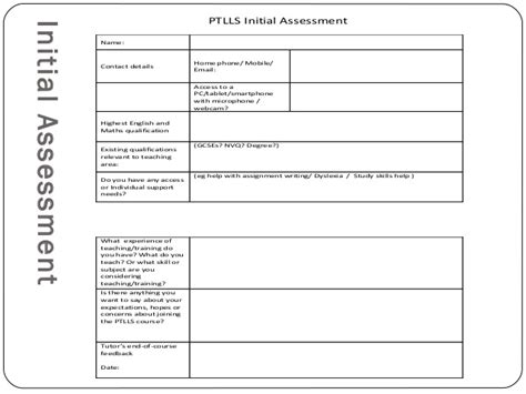 City And Guilds Ptlls Lesson Plan Template Gracefasr