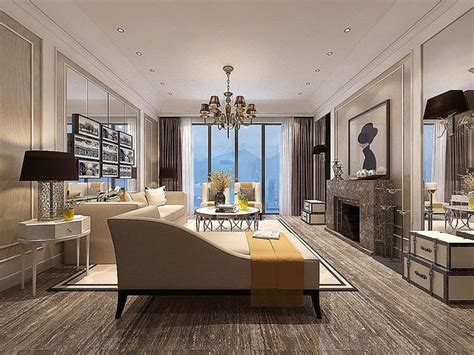 European Style Living Room Design 3d Europe Cgtrader