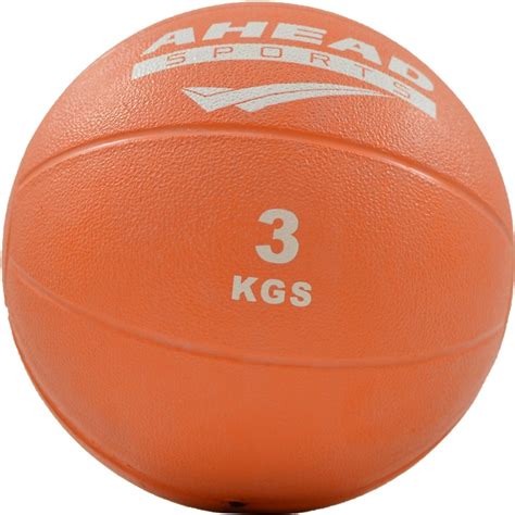 Bola Medicinal Medicine Ball 1kg Ahead Sports Laranja Ahead