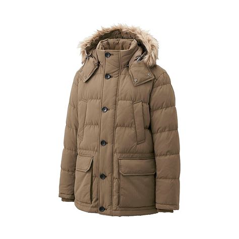From trucker jackets, windproof parkas, denim jackets, uv protection parkas and more for winter, spring or fall. UNIQLO Men Down Jacket / Coat - Boutique Marron