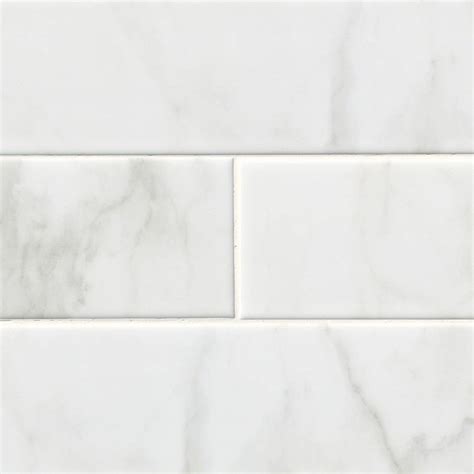Classique Carrara White Subway Tile Msi Backsplash Tile